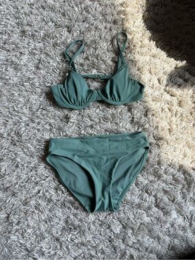 Shade & Shore Mint Green Bikini Bottoms